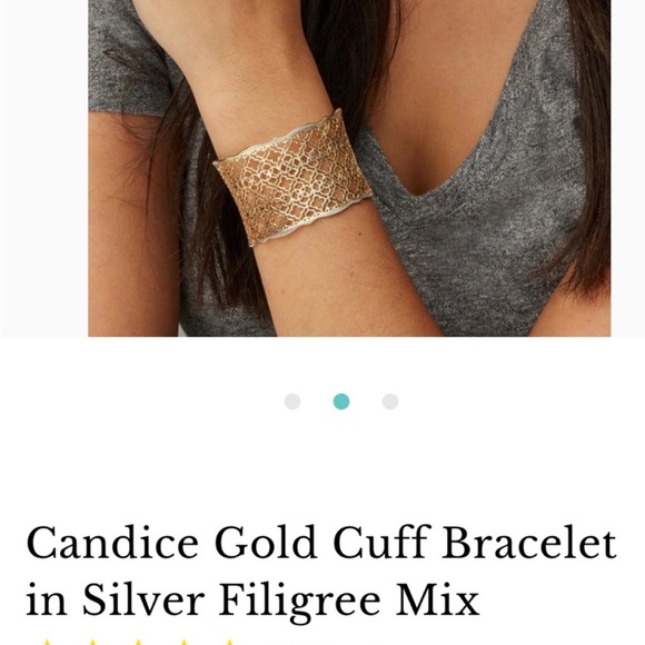 New Kendra Scott Lace Cuff Bracelet ! GORGEOUS - Picture 2 of 5